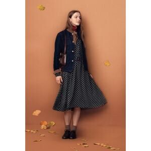 Uniqlo Ines De La Fressange Polka Dot Dress S